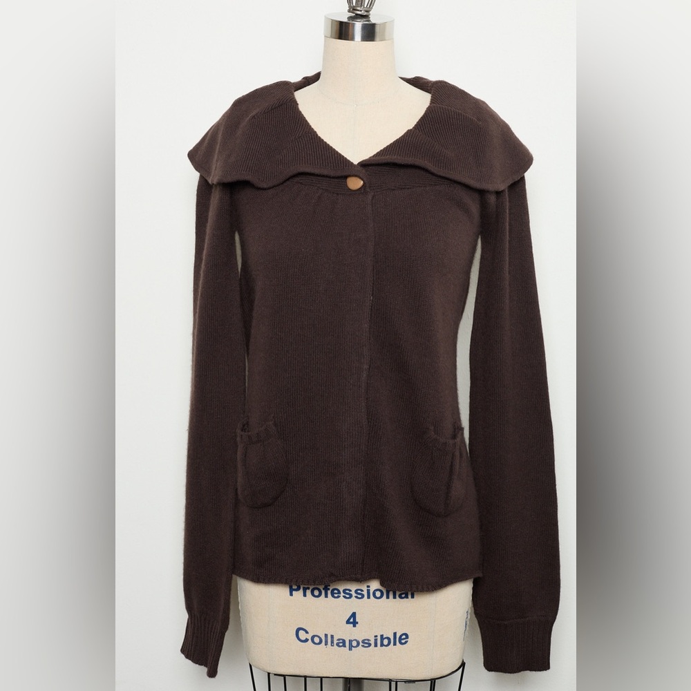Large Shawl Collar 100% Wool Cashmere Sweater Coat[NEW]